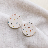 Confetti Party Small Disc Earrings