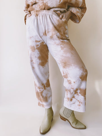Batch NO. 25 - Hand Dyed Clay Dapple Easy Pants